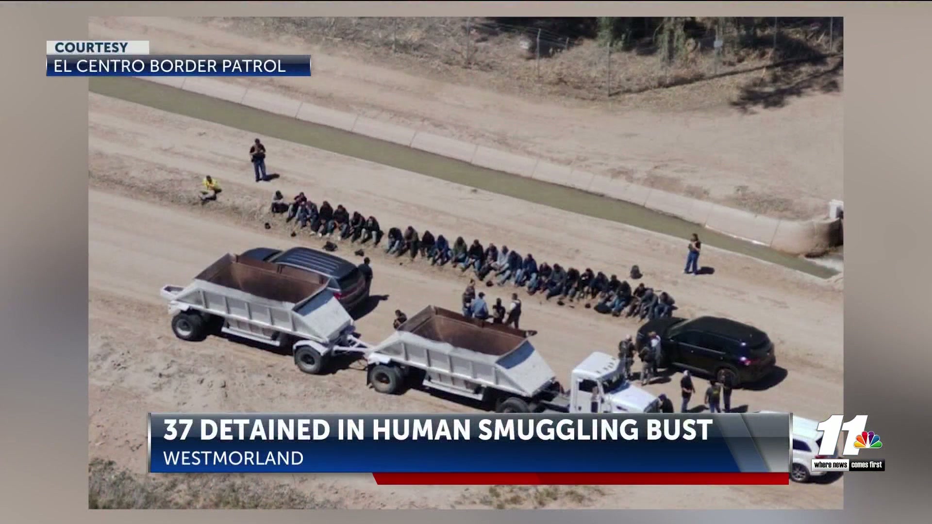 37 migrants detained in human smuggling bust in Westmorland