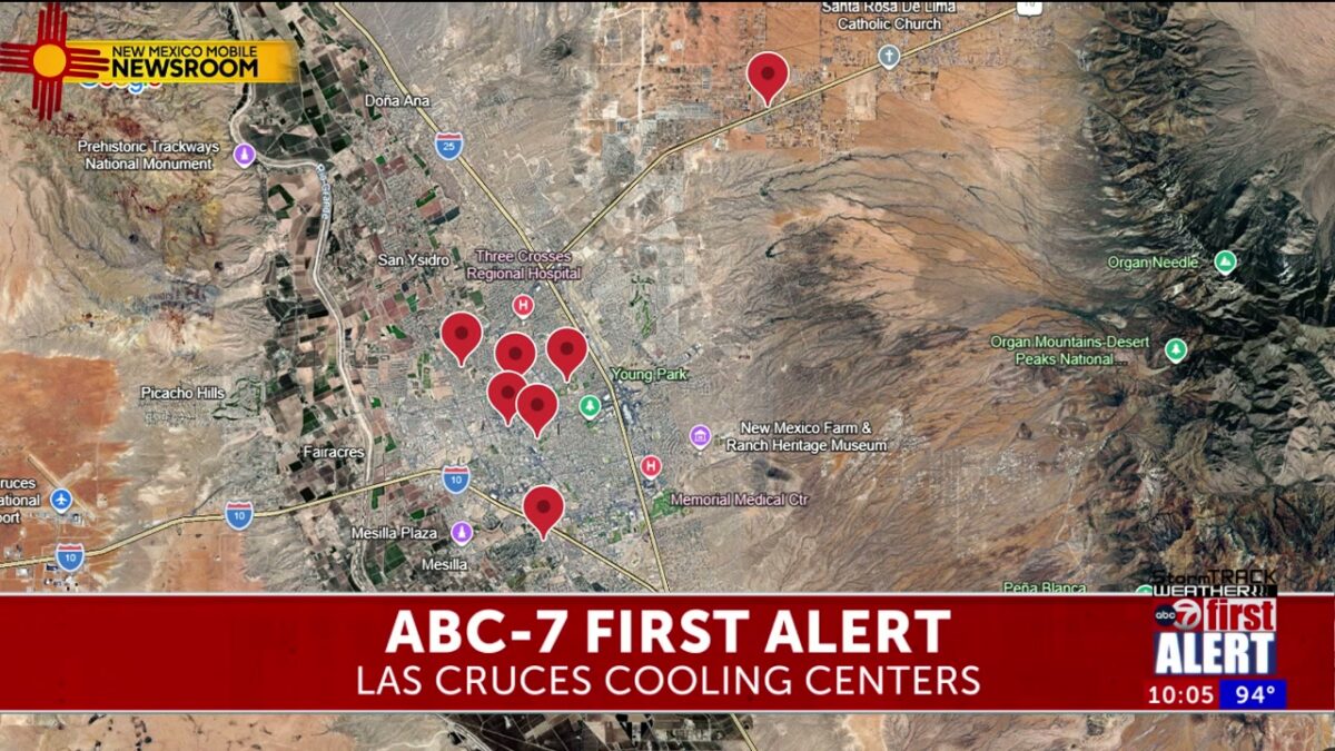 Temporary cooling stations available amid Las Cruces heat