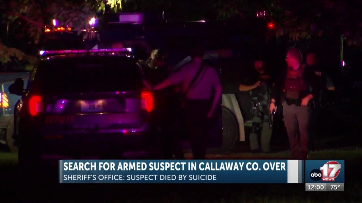 Route E open after Callaway County Sheriff’s Office says search for armed man ended in suicide