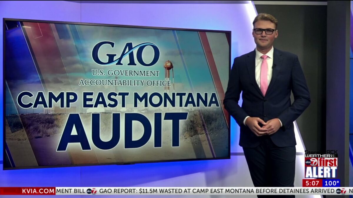 GAO report: $11.5M wasted at Camp East Montana before detainees arrived