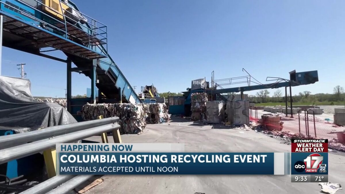 City of Columbia hosts recycling drop-off event Saturday