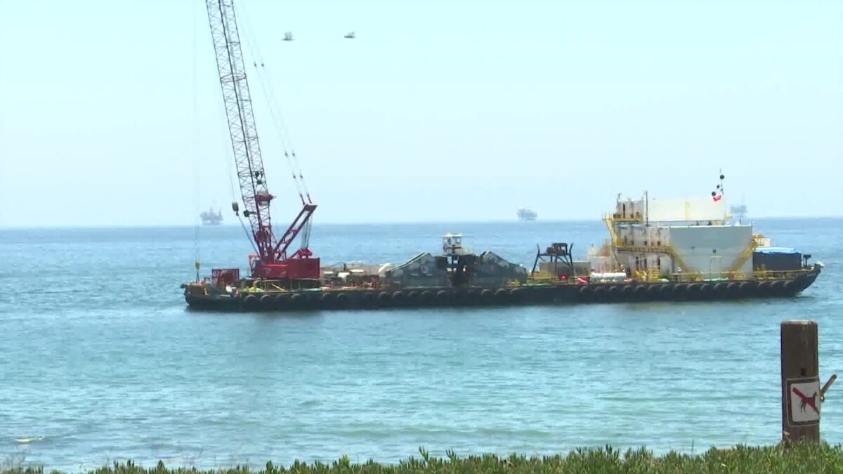 Chevron Continues the Decommission of Oil Facilities in Carpinteria Including Pipeline Removal