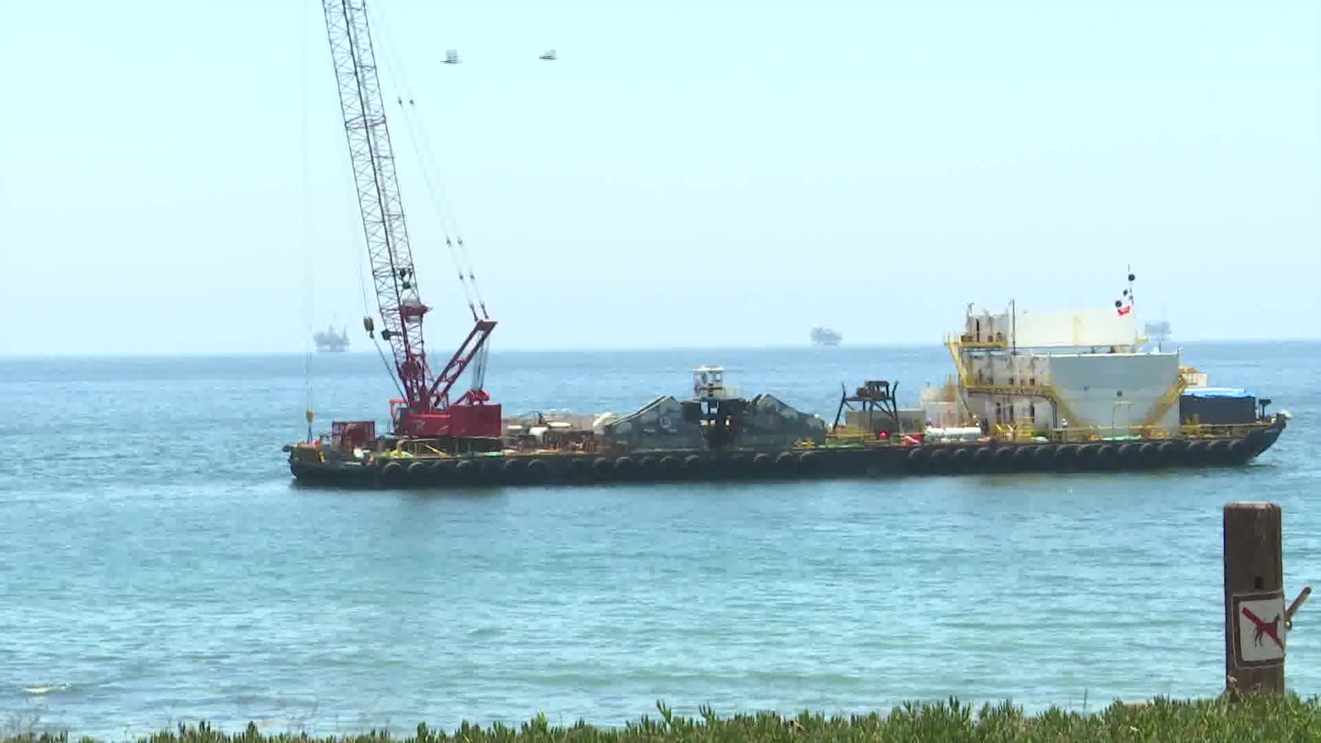 Chevron Continues the Decommission of Oil Facilities in Carpinteria Including Pipeline Removal
