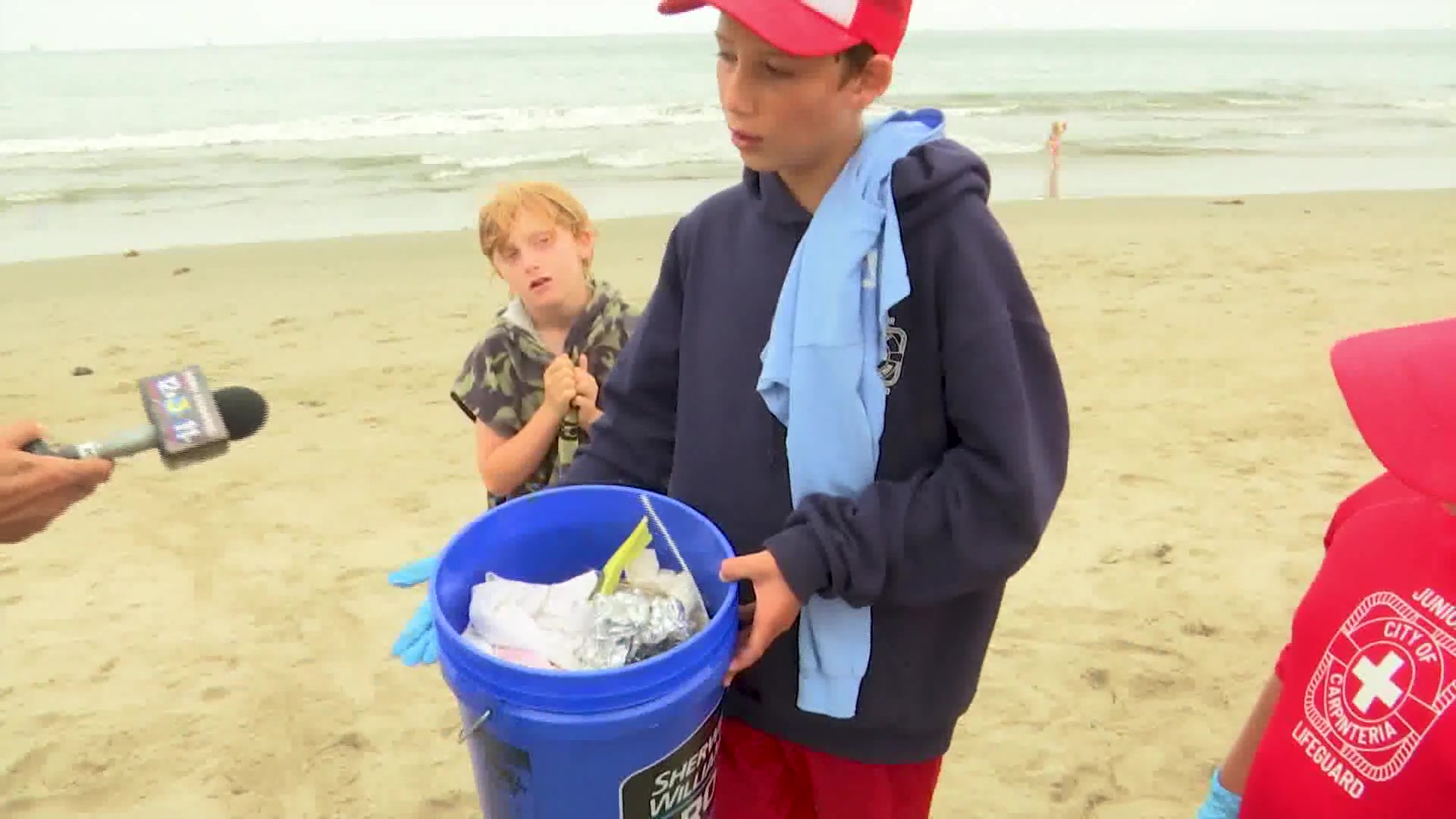 Junior Lifeguards Commit to Beach Clean Up Projects Locally and Beyond