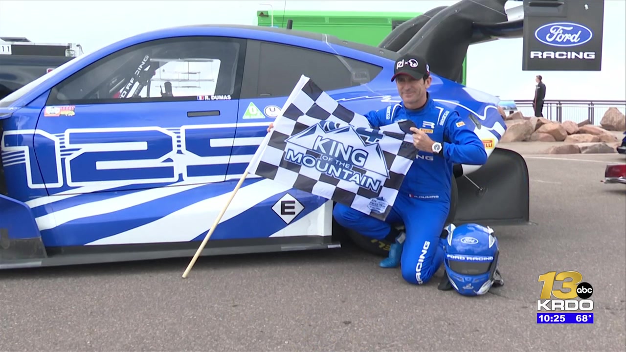 Romain Dumas is the King of the Mountain at the Pikes Peak International Hill Climb