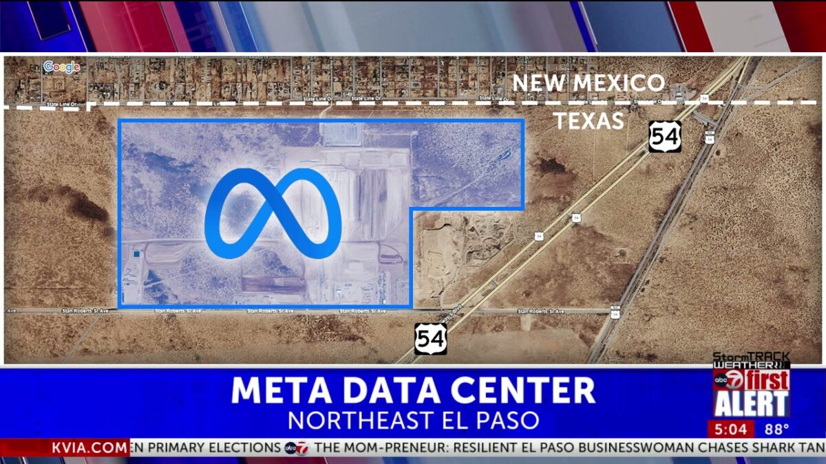 City of El Paso says it can’t ‘simply cancel’ agreement with Meta over proposed data center