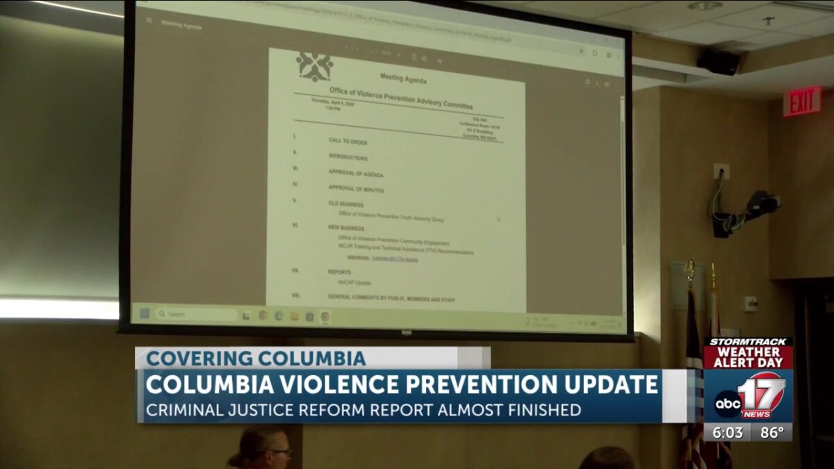 Columbia violence prevention consultant breaks down ongoing work
