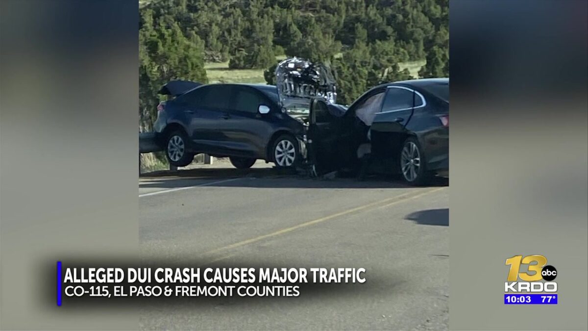 Alleged DUI crash on CO-115 sends multiple to hospital