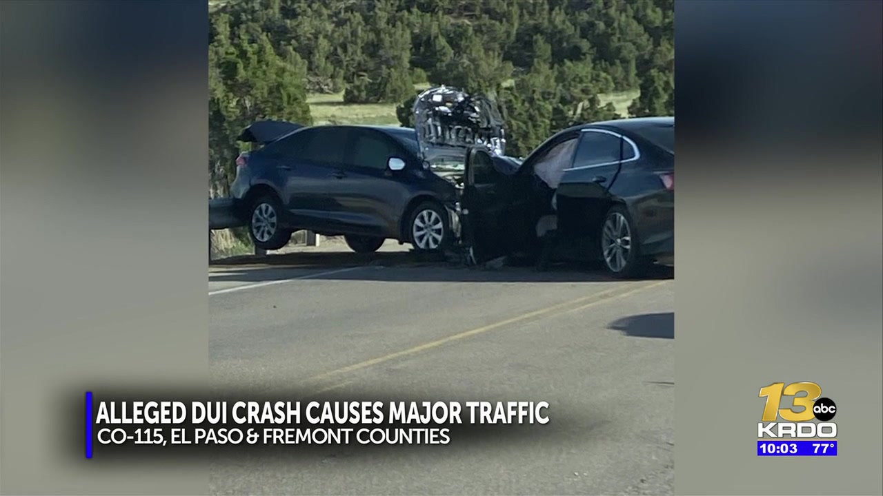Alleged DUI crash on CO-115 sends multiple to hospital