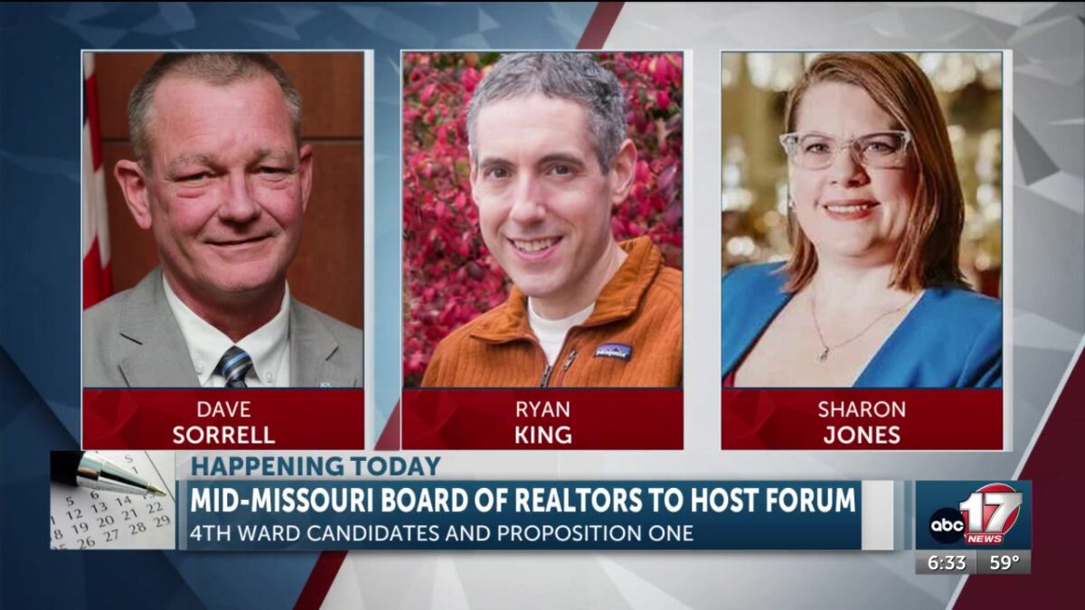 Mid-Missouri Board of Realtors hosts 4th Ward candidate forum and Prop 1 talk session