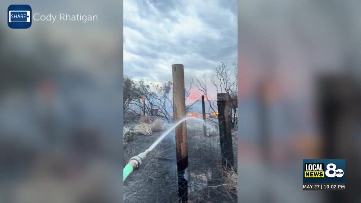 ISU student describes harrowing fight to save his house in Mountain Home fire