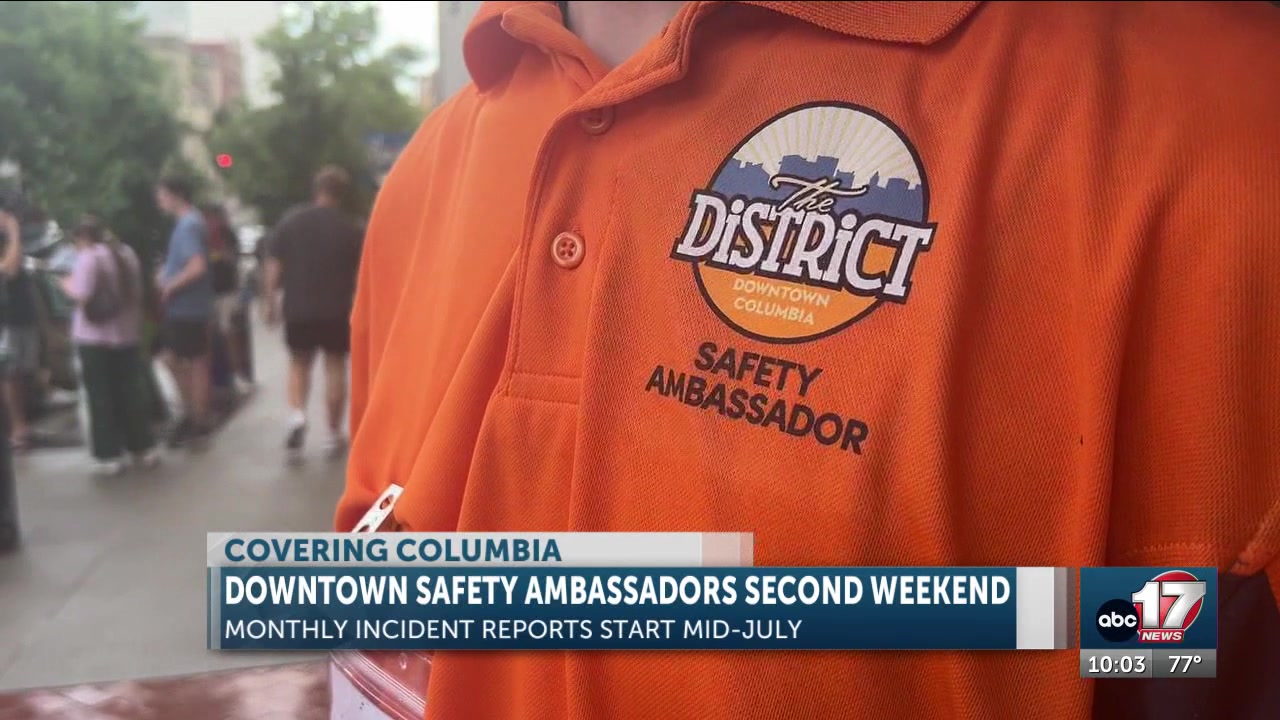 Columbia Downtown Safety Ambassadors Program gathering data for its first monthly report