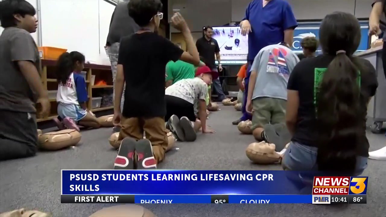 Palm Springs Unified teaches students hands-on CPR in summer program