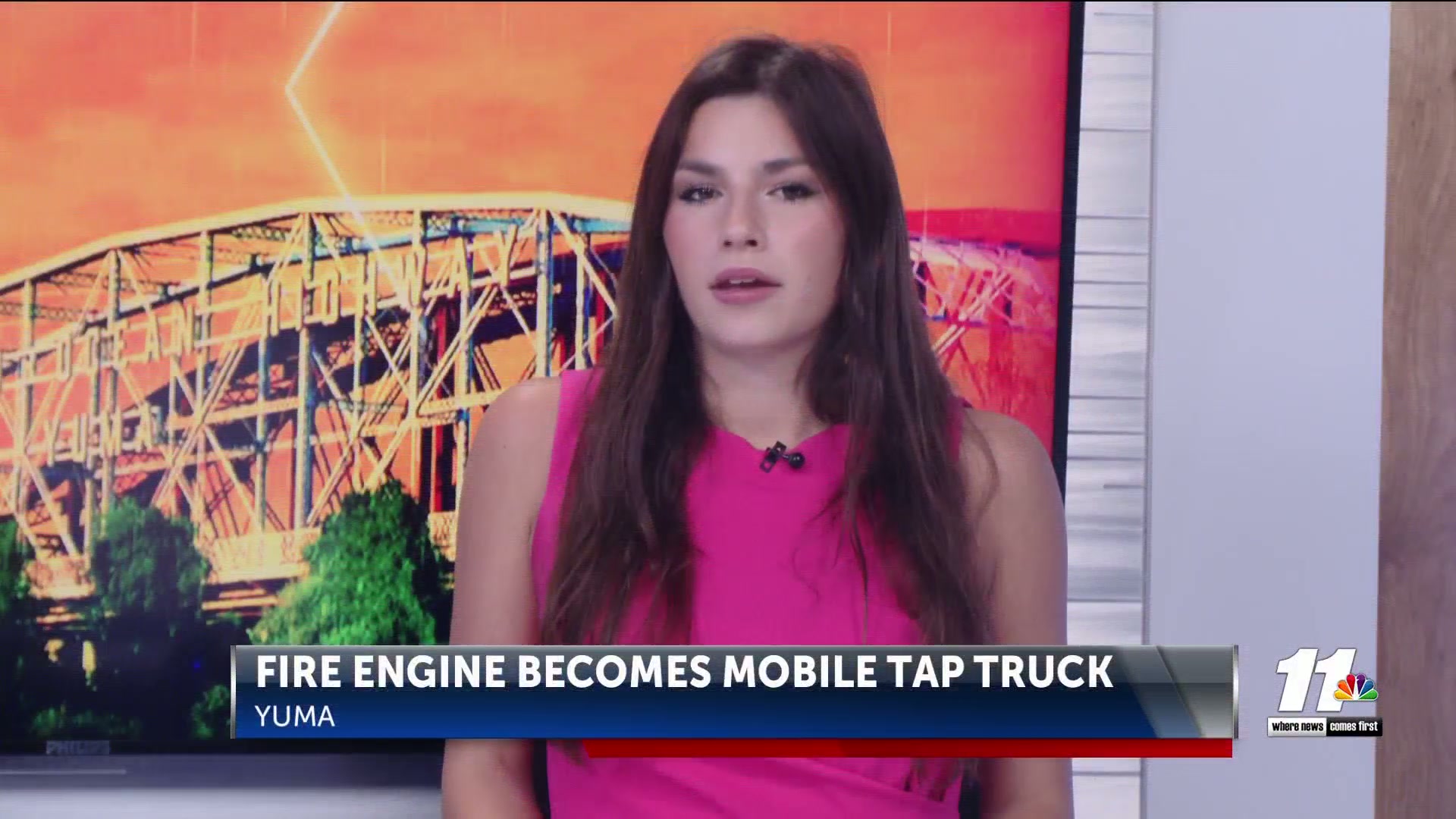 Yuma firefighter transforms vintage fire engine into one-of-a-kind tap truck