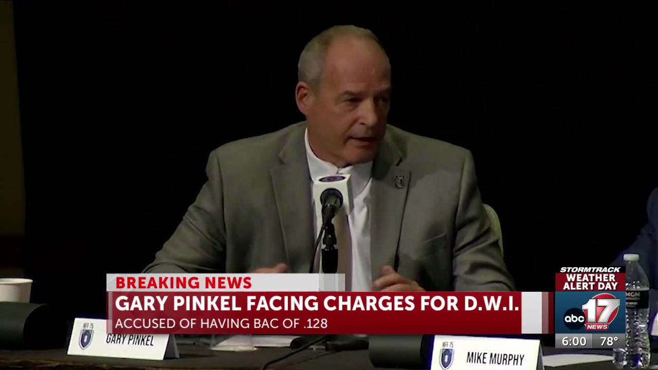 Charges filed in Pinkel DWI case from July 2025
