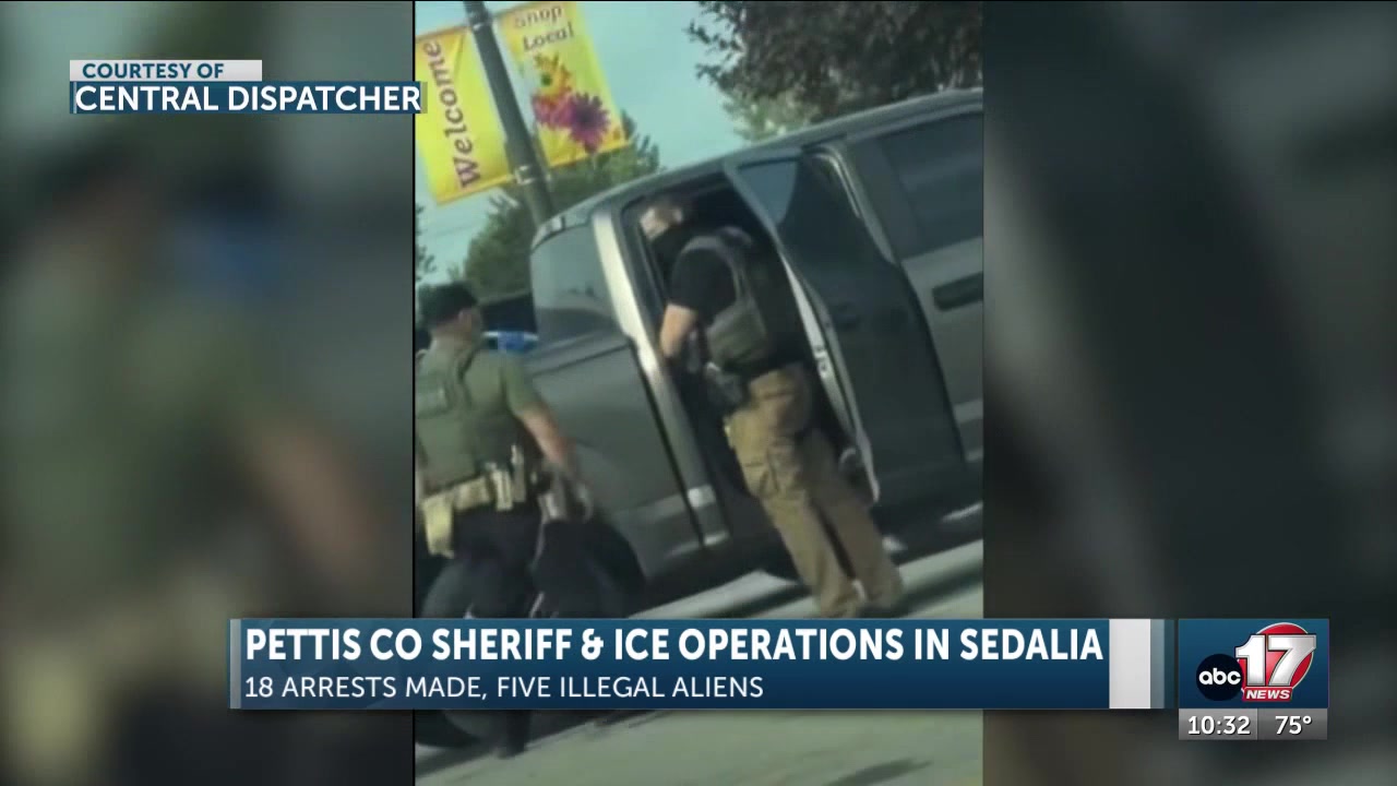Pettis County sheriff says joint ICE operation in Sedalia led to 18 arrests