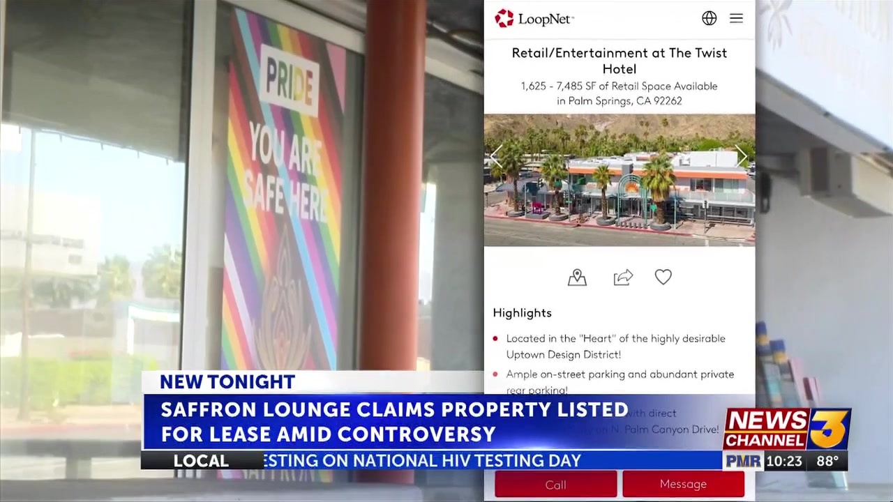 Saffron Lounge owner says property listed for lease after Pride poster controversy