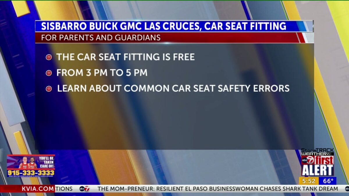 Free car seat fitting helps children stay safe in Las Cruces