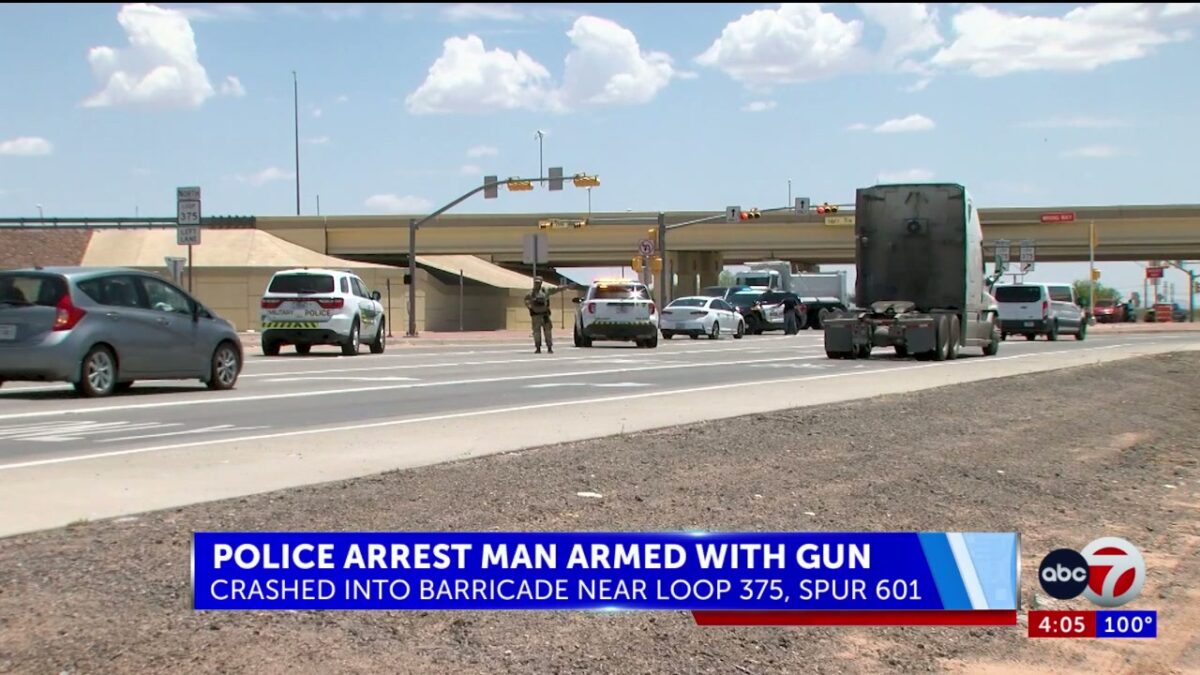 Police arrest armed suspect near Purple Heart Highway