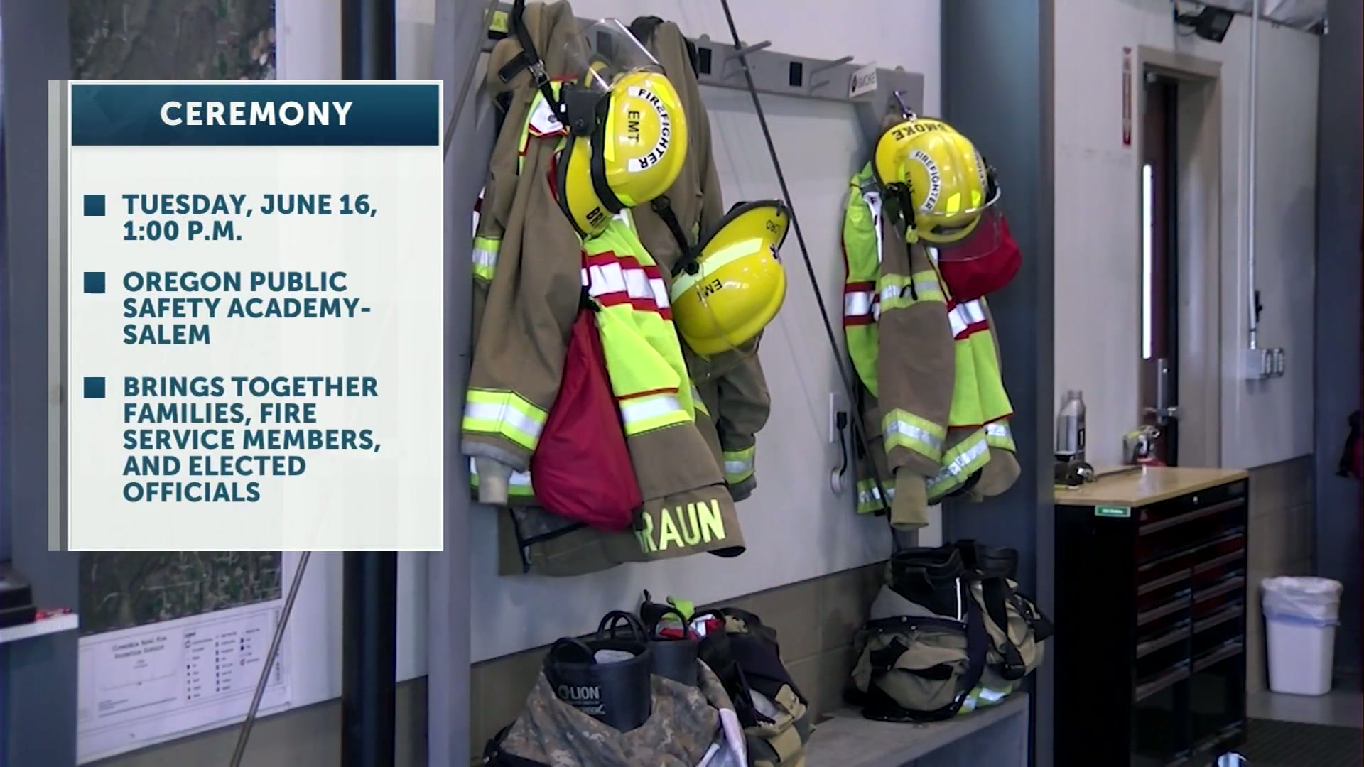 Annual ceremony in Salem honors Oregon’s fallen firefighters