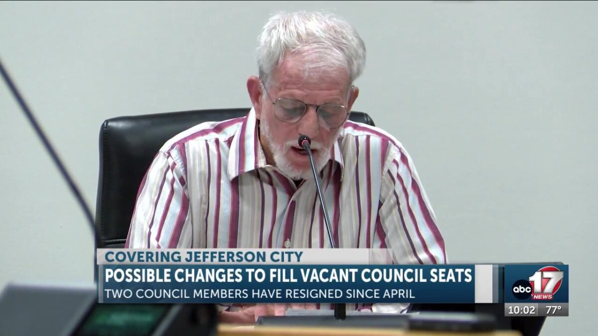 Jefferson City Council advances proposal to change how vacant seats are filled