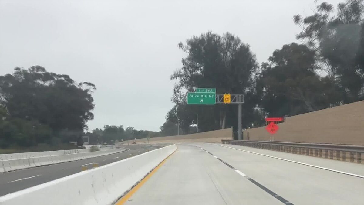 Drivers Now Traveling on Newest Section of Highway 101 in Montecito