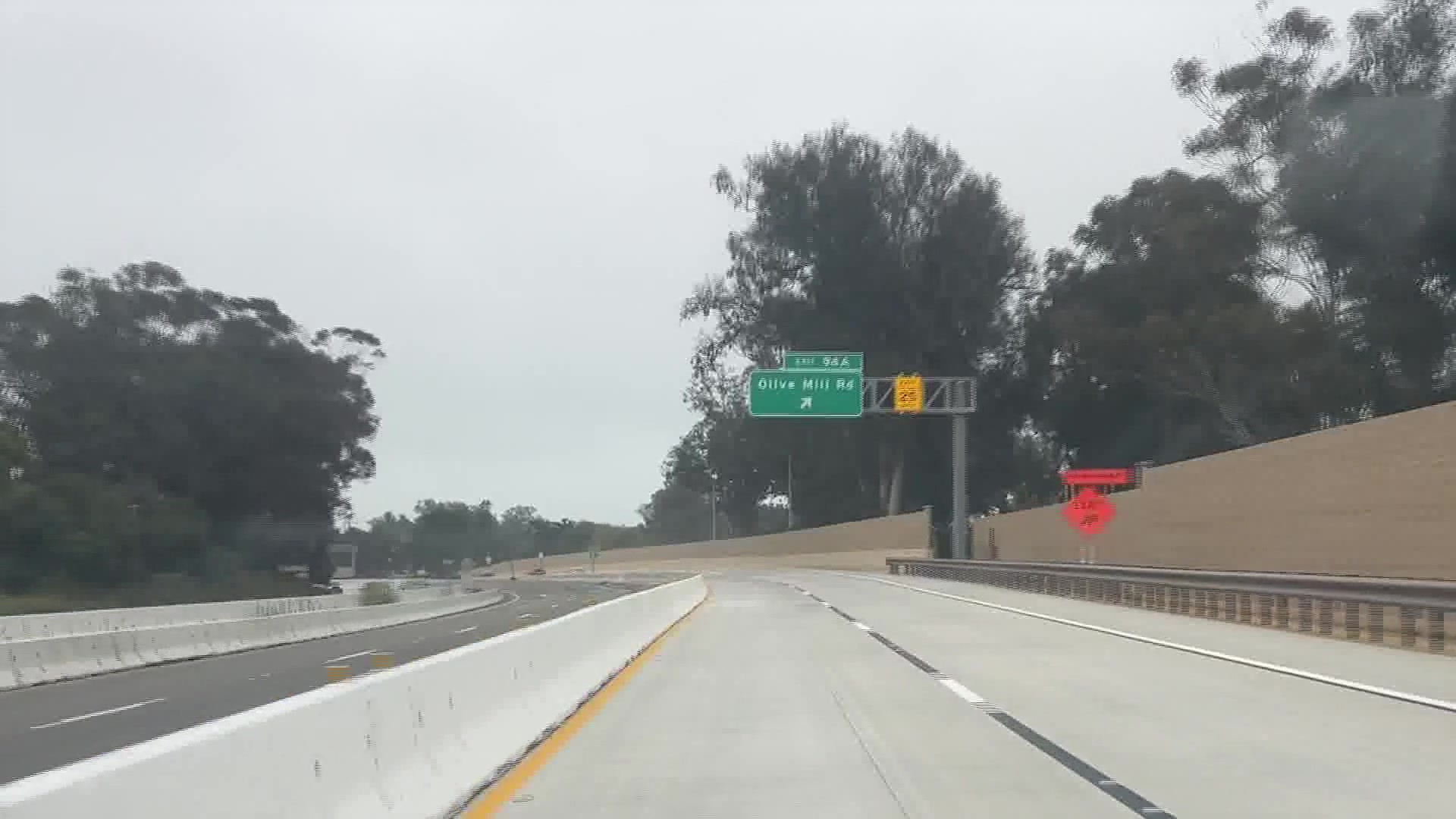 Drivers Now Traveling on Newest Section of Highway 101 in Montecito