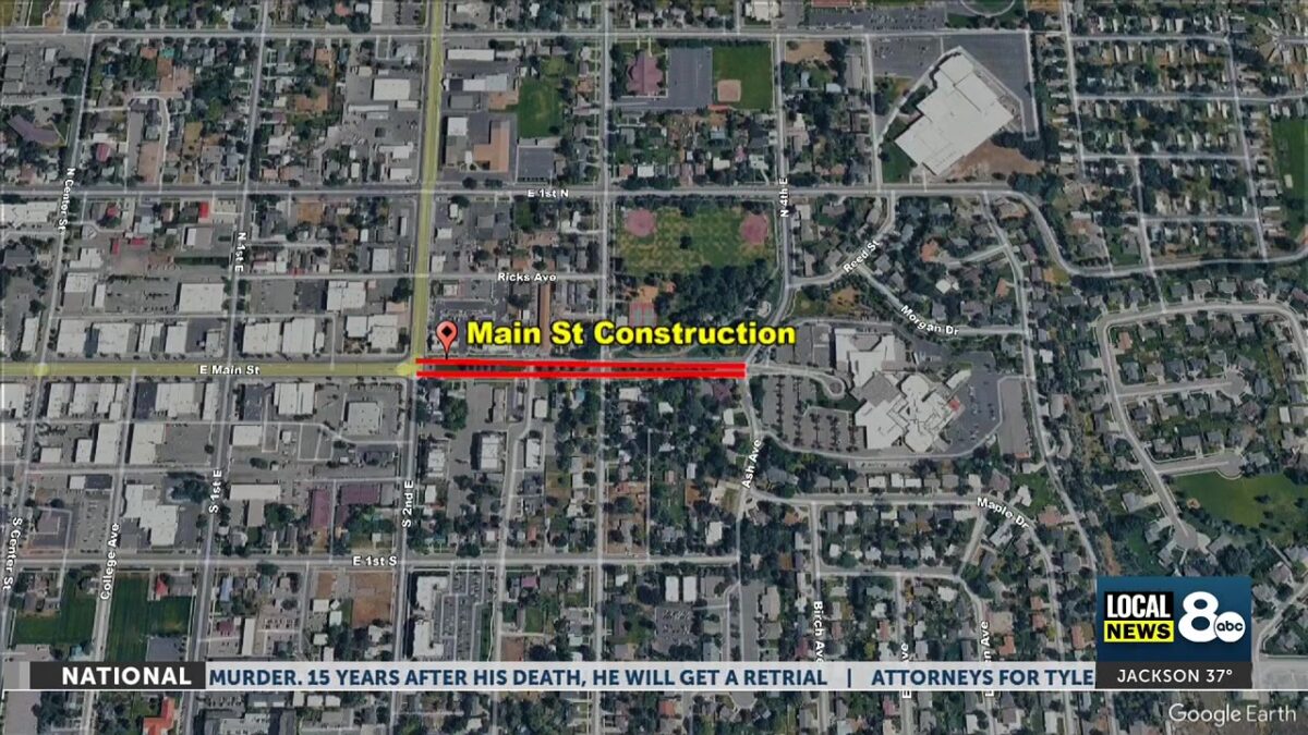 Resurfacing project on Rexburg’s Main Street begins Monday with temporary lane closures