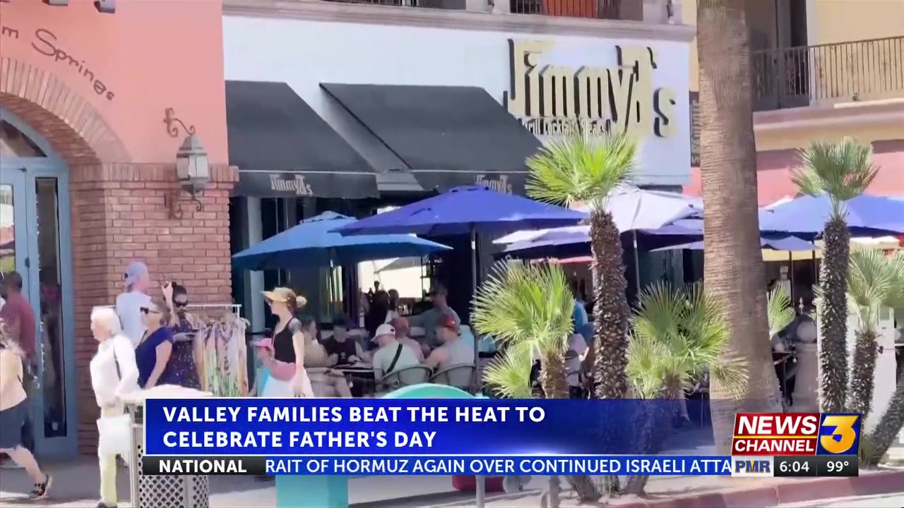 Valley families beat the heat to celebrate Father’s Day