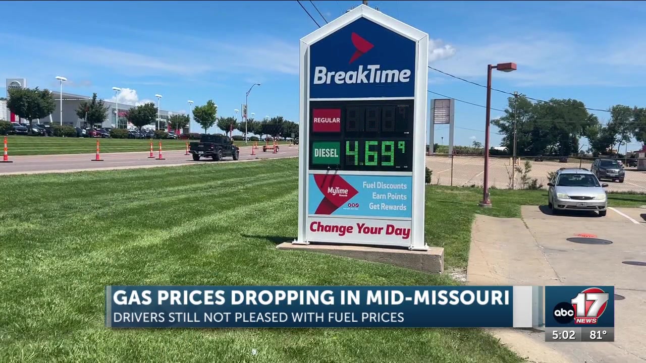 Gas prices fall in Mid-Missouri ahead of Fourth of July travel season