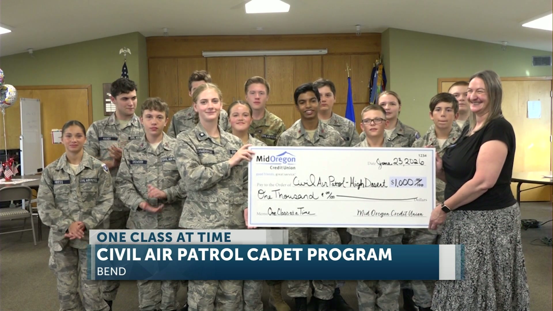 One Class at a Time: Civil Air Patrol Cadet program receives grant