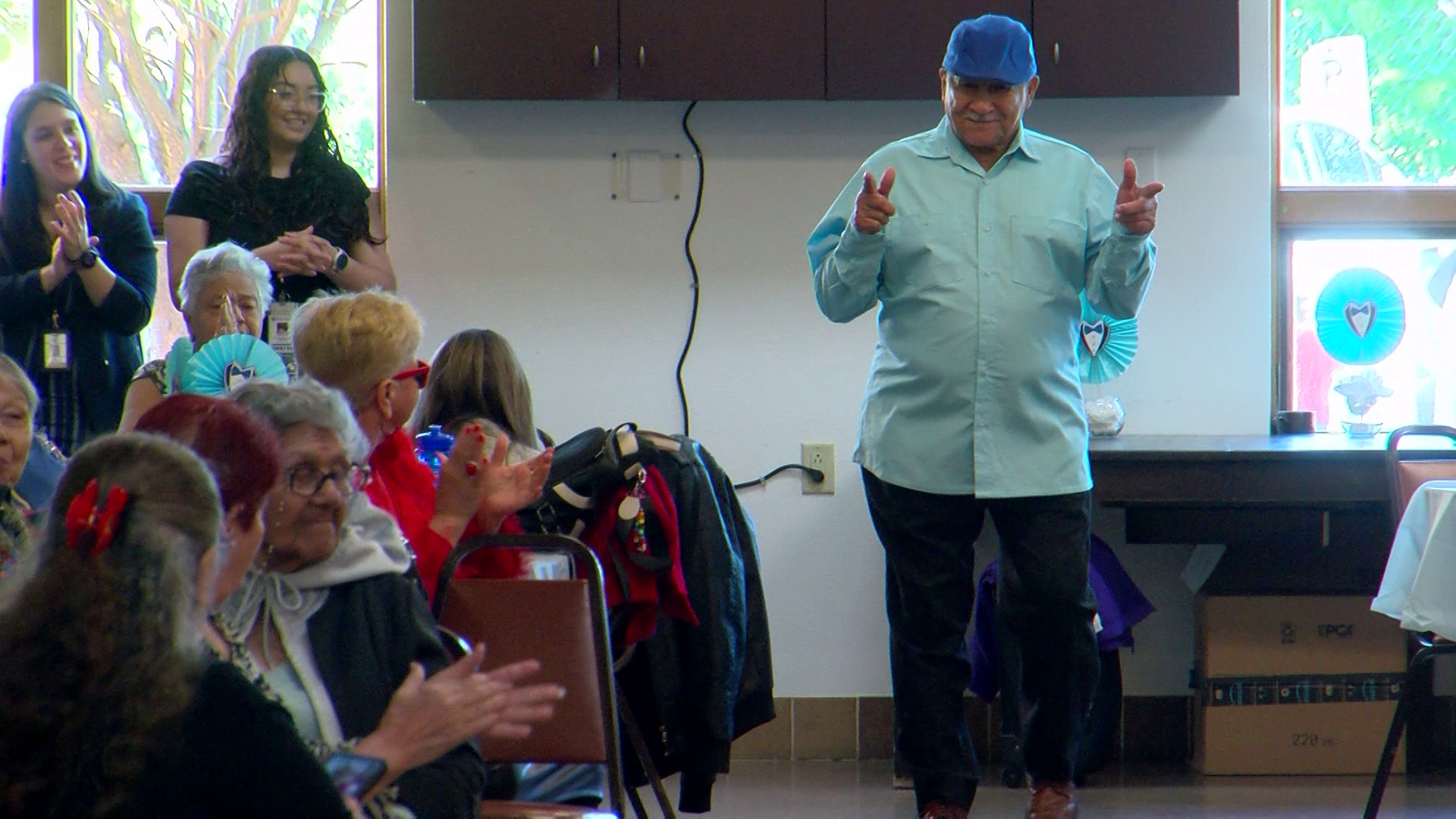 The United Community Center's (UCC) senior center was packed Friday morning for the first-ever Father's Day fashion show.