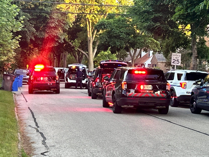 An hours-long standoff in Whitefish Bay ended peacefully Monday night