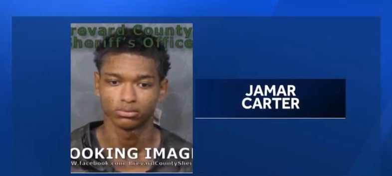 Carter is accused of grabbing a female DoorDash driver during food drop-off on Tuesday while naked