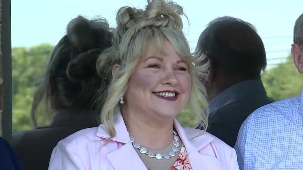 Amanda Taylor became the first patient in Alabama to receive medical cannabis at Callie's Apothecary. She has multiple sclerosis. Tremors and nausea are just a few of her symptoms.