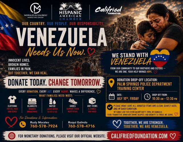 Hispanic chamber to host Venezuela quake relief drive