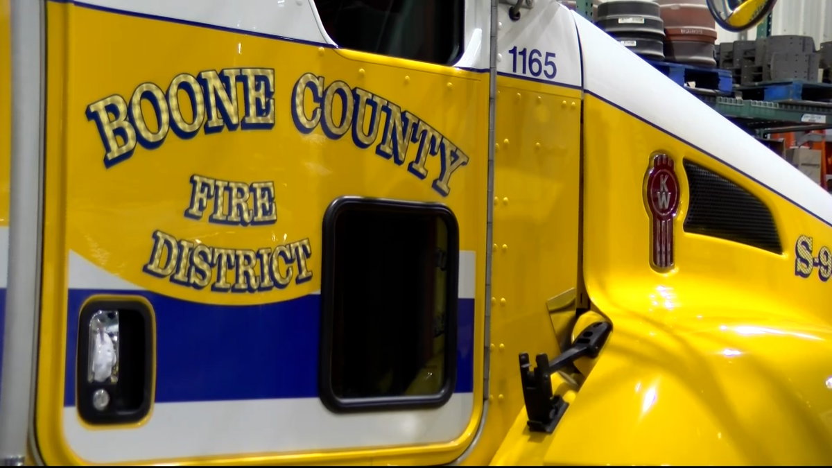 Firefighters save one person after car wreck traps them in car