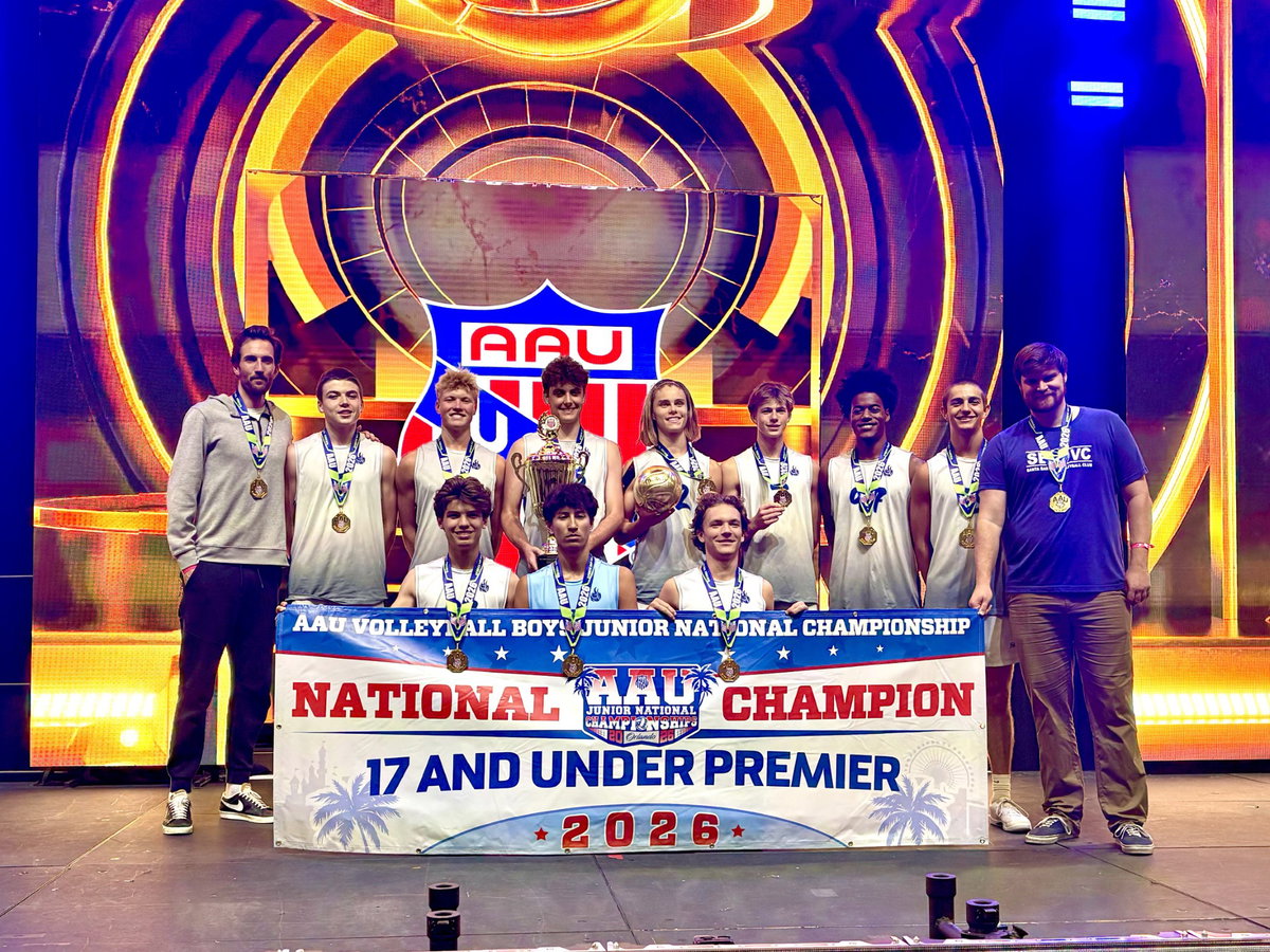 SB Volleyball Club wins AAU Boys 17 National Championship