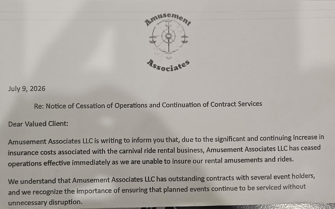 Cooper County Fair says contracted carnival company backs out