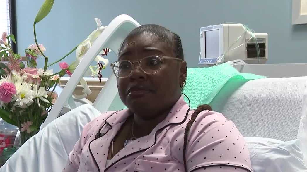 Jadore Kelly said she is recovering from serious injuries after she was hit by a truck while walking along Preston Highway.