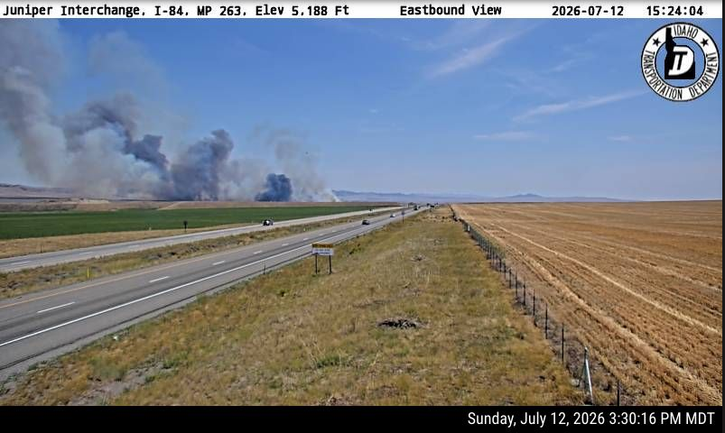 Fire in remote southern Idaho burns 2