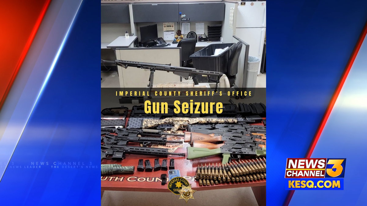 Traffic stop near Calexico leads to major weapons bust