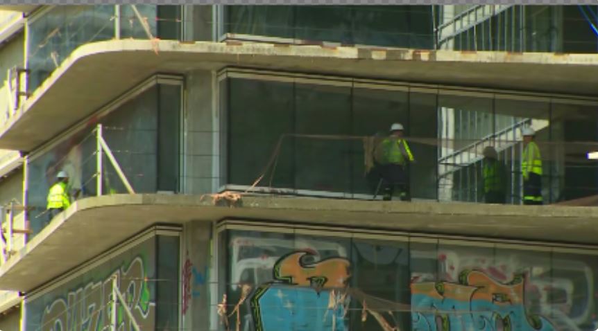 It's been six years since construction at the downtown Los Angeles Oceanwide Plaza halted