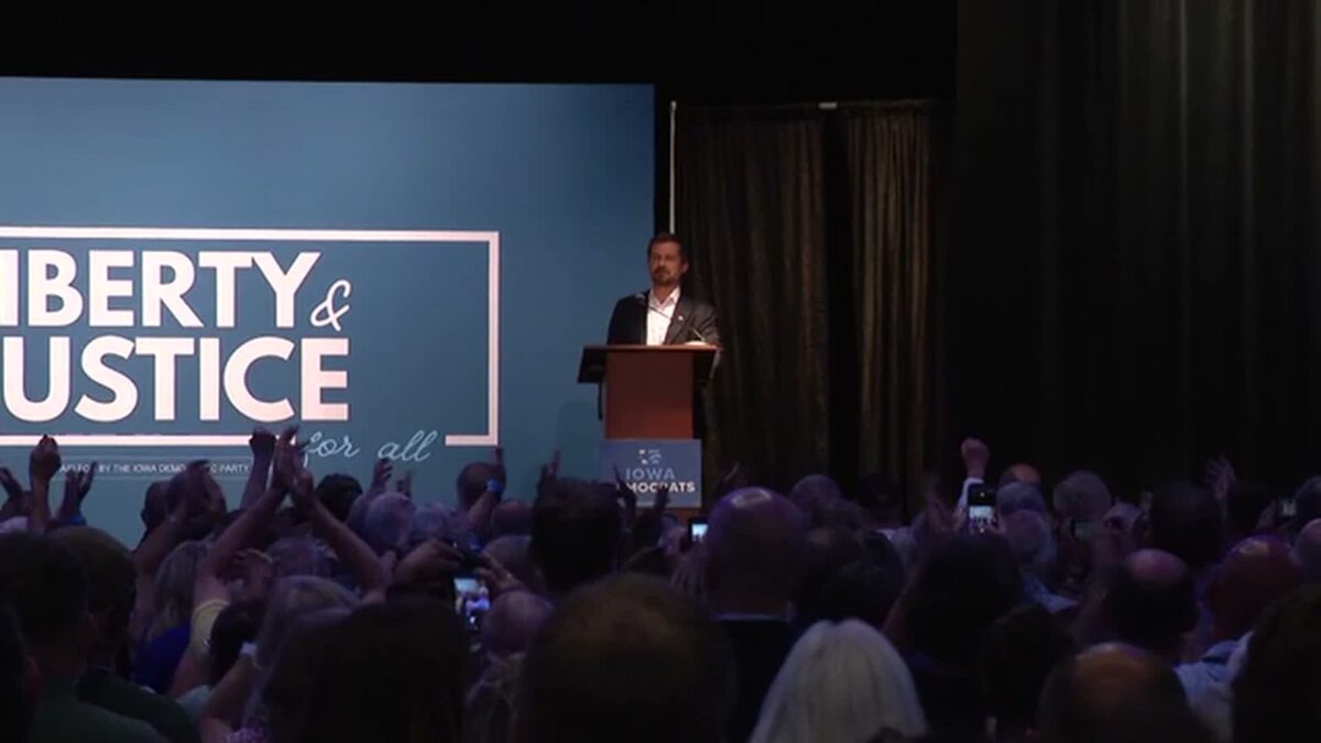 More than a dozen Democratic candidates took the stage Sunday at the Iowa Democratic Party's annual Liberty and Justice Celebration