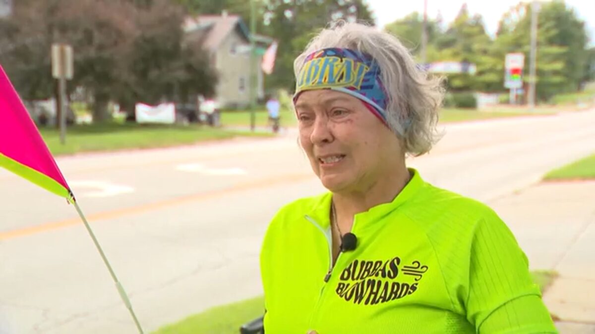 Barbara Heenan is back on the RAGBRAI route after missing last year’s ride while recovering from a lung transplant.