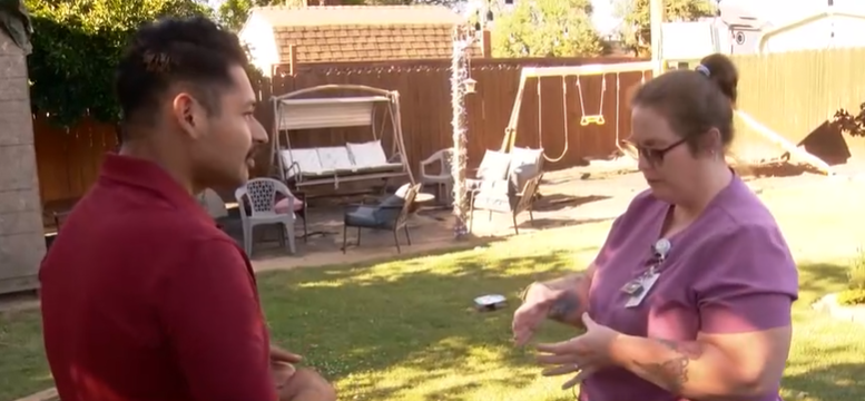 A Fourth of July celebration near Lodi Lake took a frightening turn when a San Joaquin County Office of Emergency Services drone crashed into a tree and landed in a nearby backyard