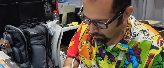 Chula Vista comic book artist Erik Arreaga is drawing attention at Comic-Con this week for his 35th year in attendance.
