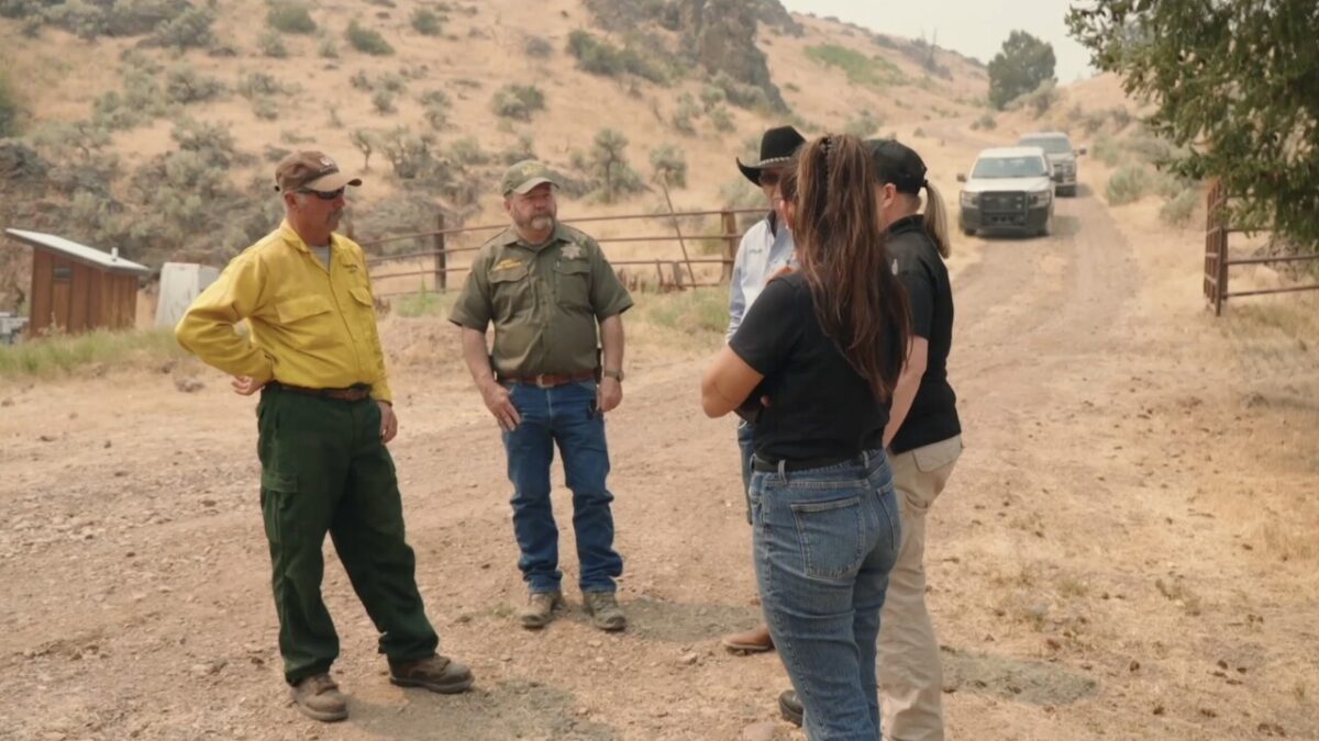 The Big Grass Fire continues to burn across Owyhee County