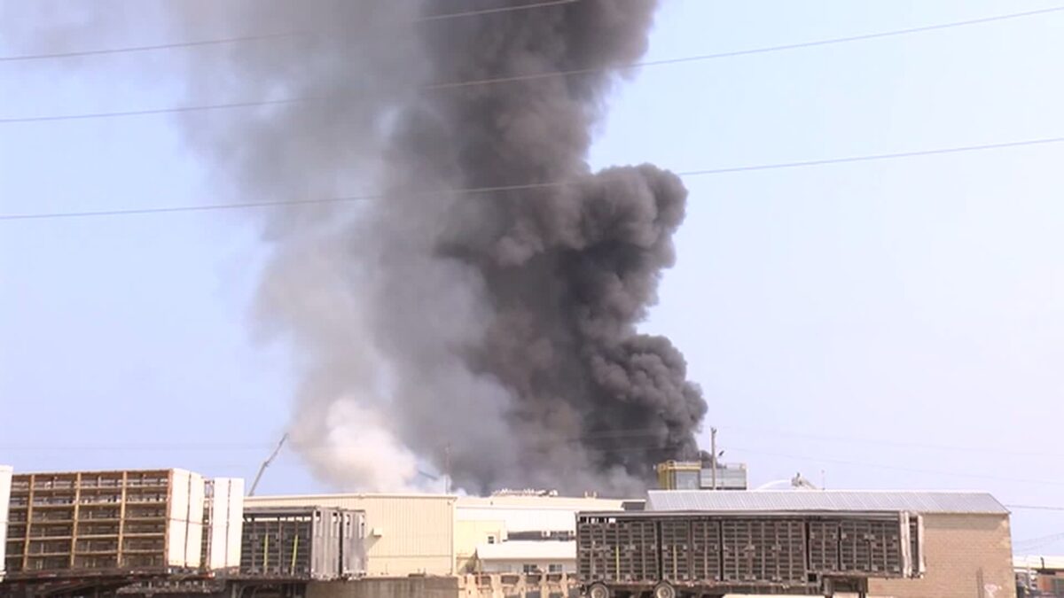 A large fire damaged the AgriStar Meat & Poultry plant in Postville early this morning