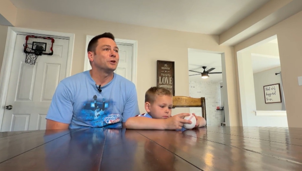 Father and son's trip to Home Run Derby turned into an unforgettable memory after catching Kyle Schwarber's HR.